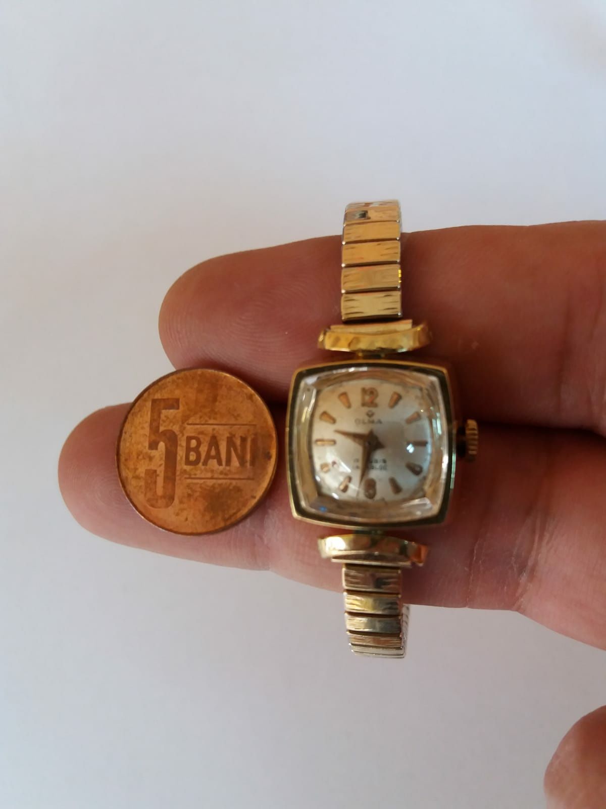 Ceas damă "Olma", aur 18K, Swiss Made (mveky 51)