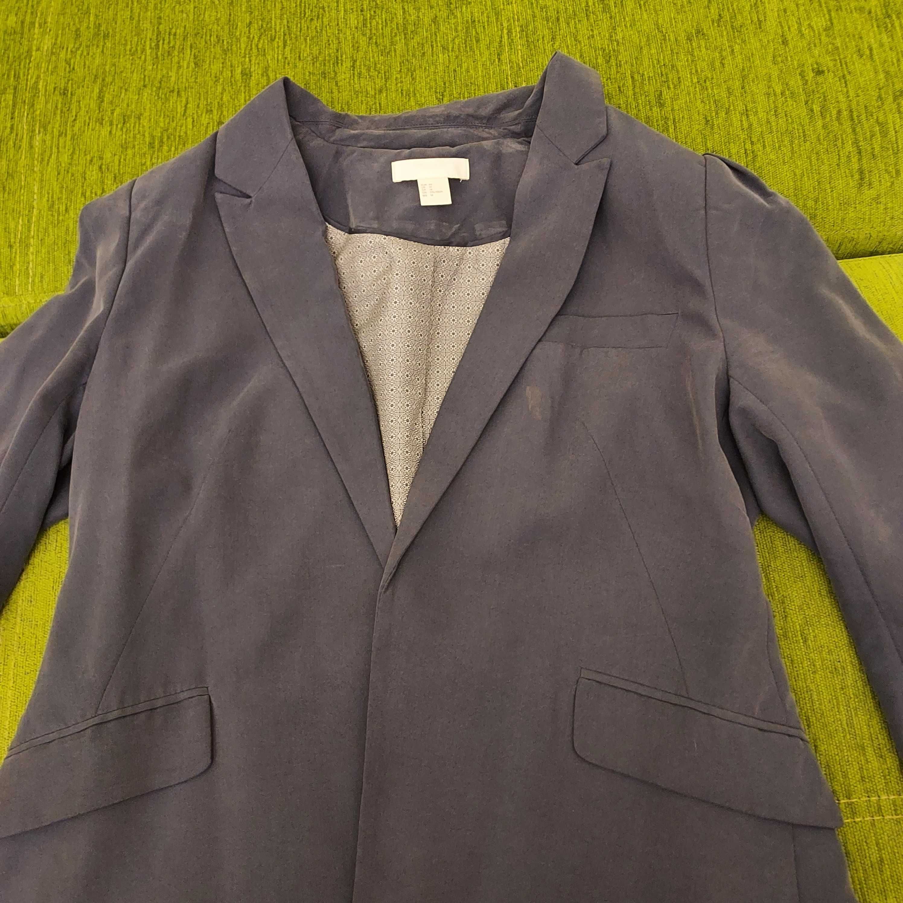 Sacou dama, office, H&M, albastru deschis, marime 44, pret 40 lei