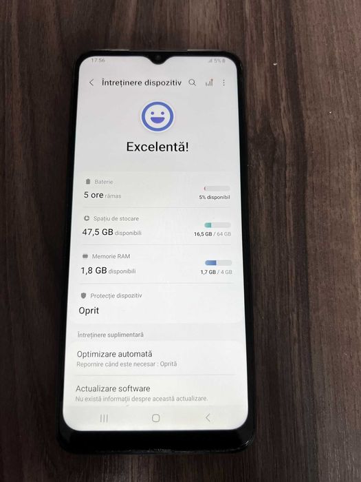 Samsung A22 5G negru dual sim impecabil