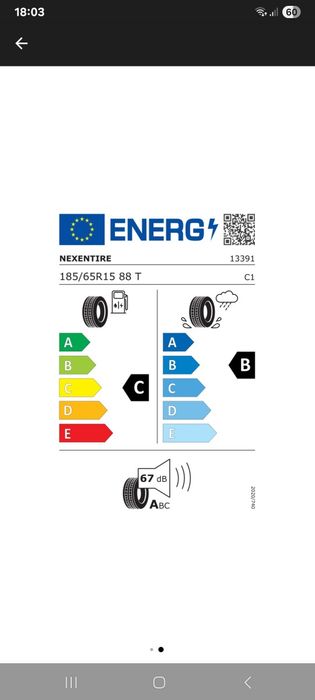 Anvelope vara Nexen N Blue HD 185/65R15 88T Omologare Dacia