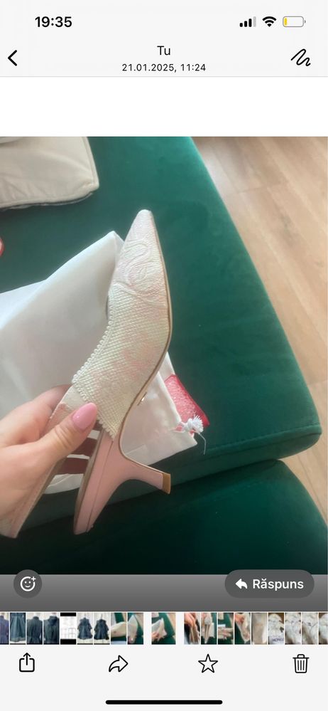 Pantofi dior marimea 38