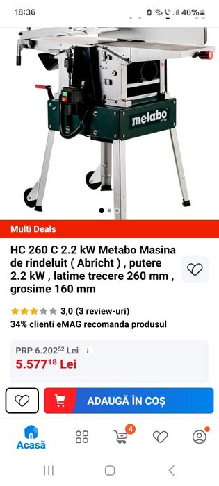 Abric Metabo cu degrosare nou