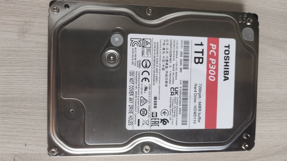Жёсткий диск HDD 1TB