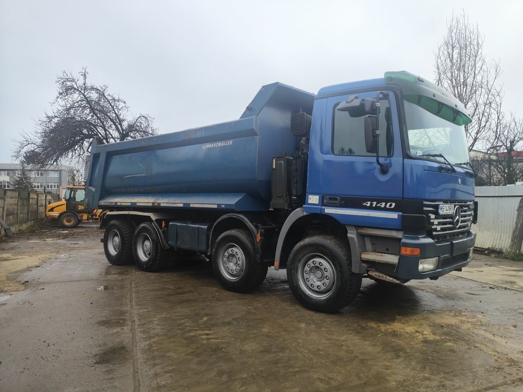 Vând Autobasculante Mercedes 1824. Actros 4141, Renault Kerax 370 DCI.