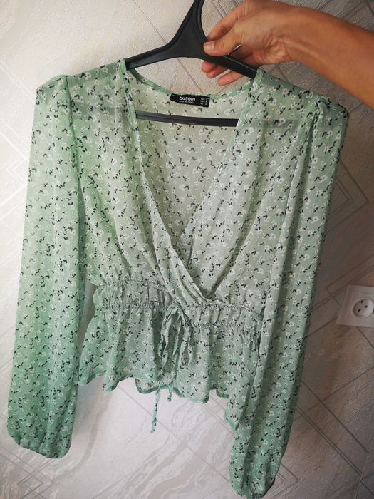 Модная шифоновая кофточка масло