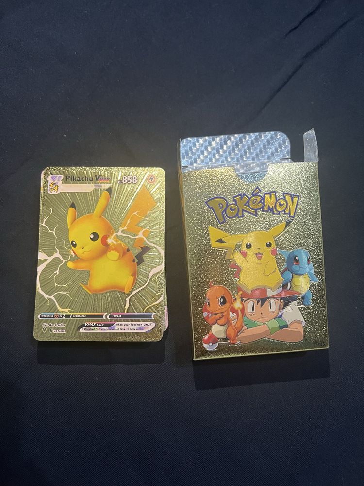 Pokemon cards aurii si mc