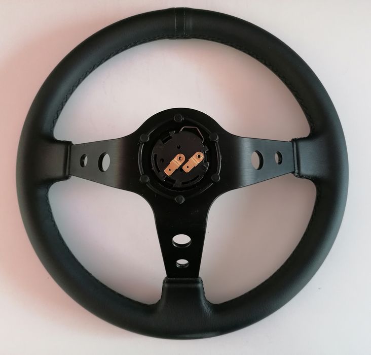 Волан кожен спортен ОМП черен 35см OMP