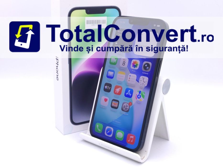 Apple iPhone 14 128GB Midnight 4GB Single, Garantie 24 luni | #D89176