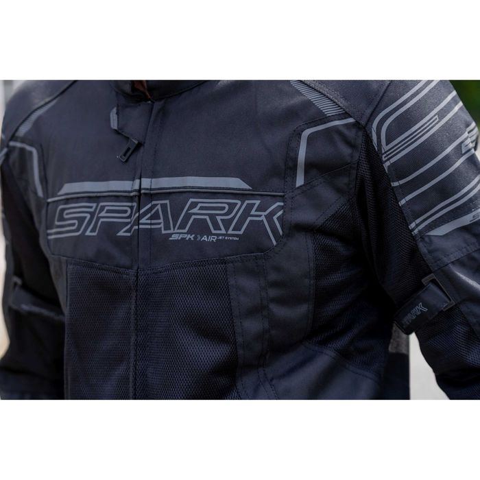 Geaca moto multisezon Spark Airmaster cu mesade termica + impermeabila