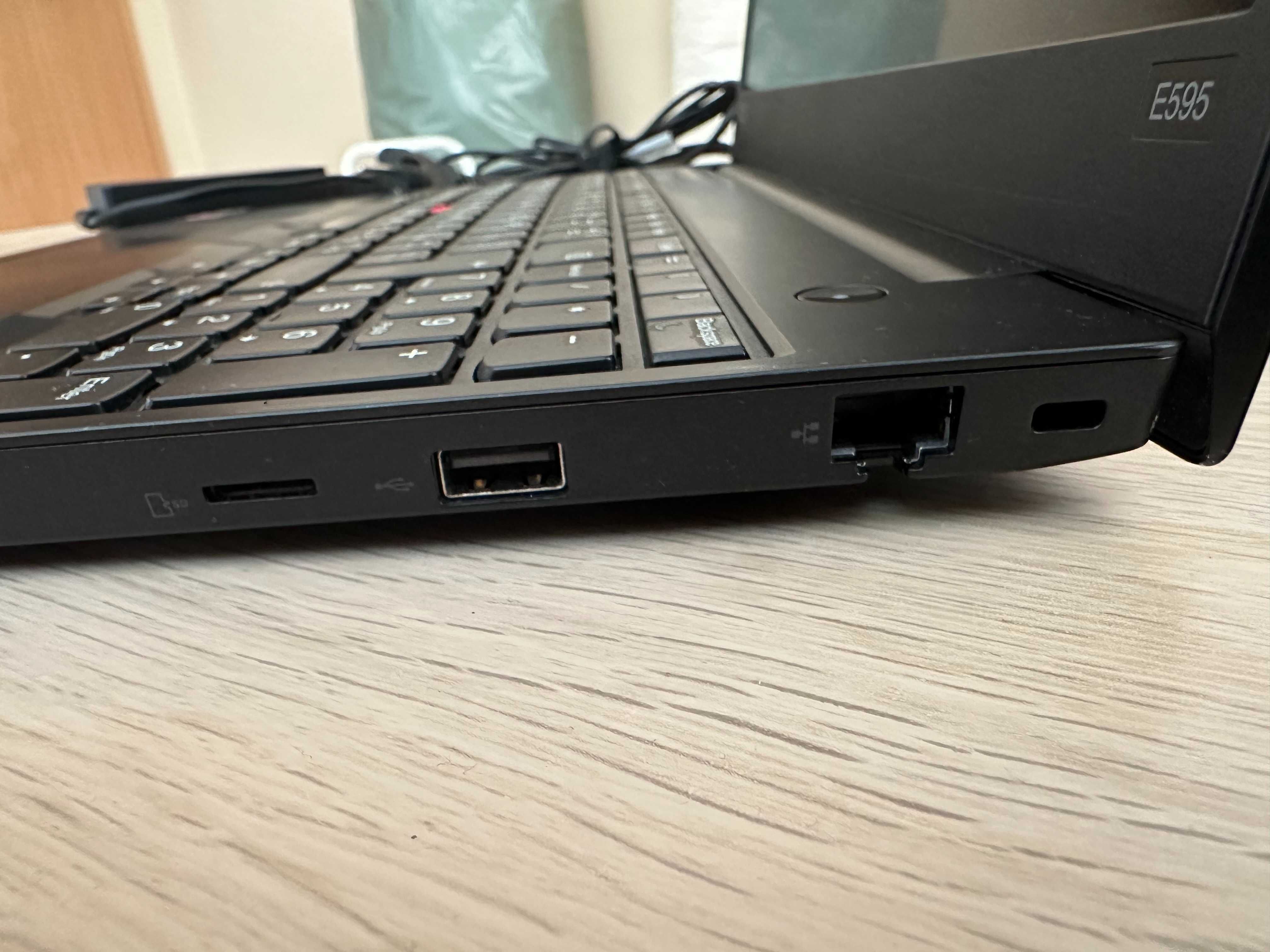 Лаптоп Lenovo ThinkPad E595 AMD Ryzen 5 32GB RAM SSD Windows 10/11 Pro