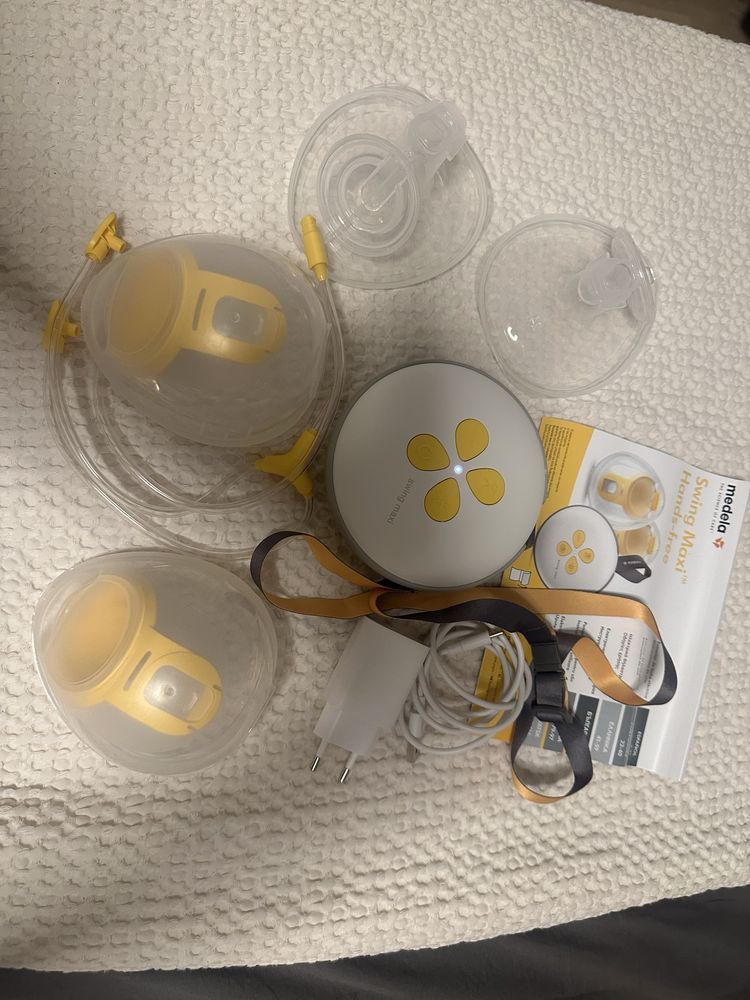Двуфазна електрическа двойна помпа Medela Swing Maxi Hands-Free