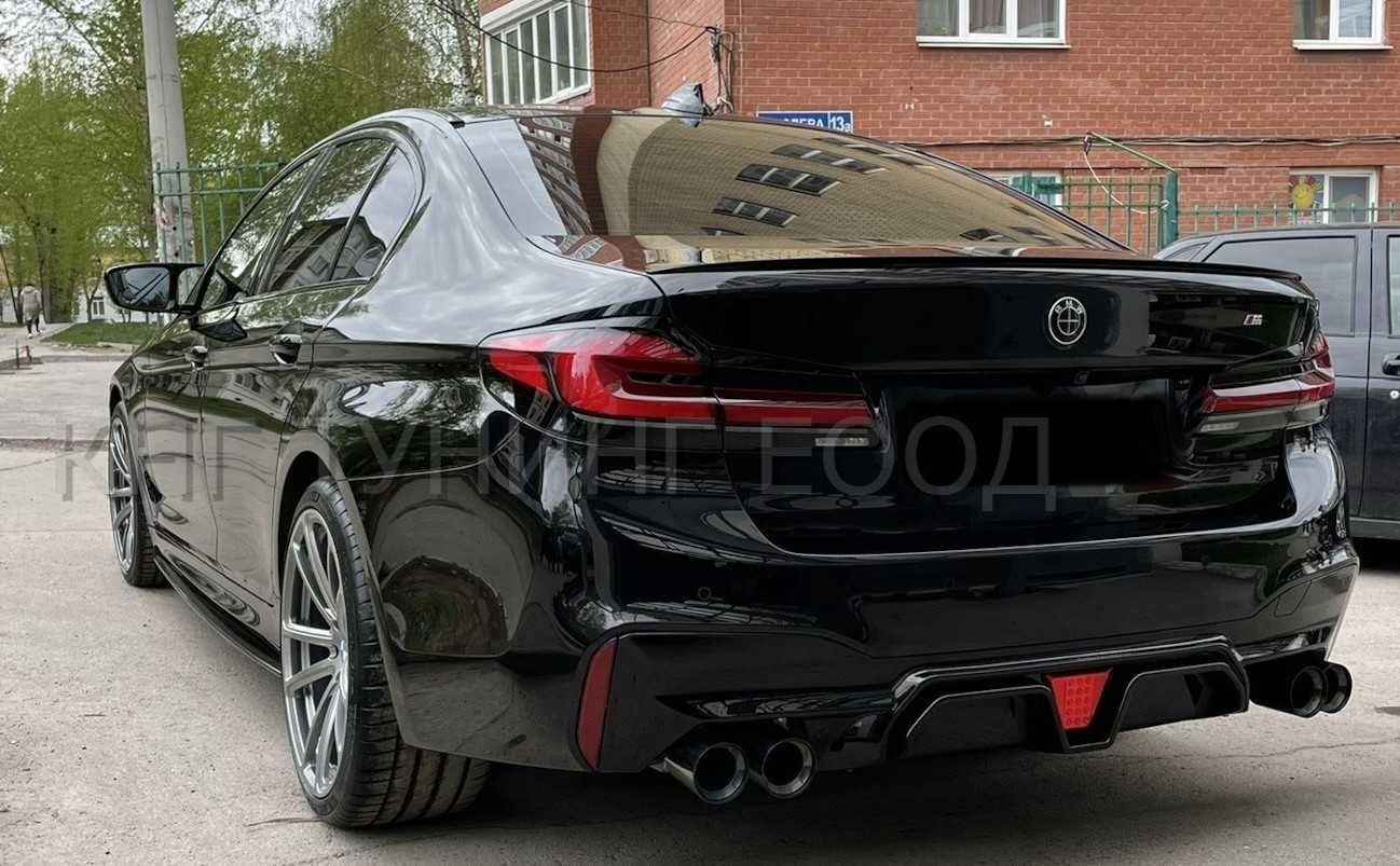 бмв г30 г31 дифузьор / добавка за задна броня bmw g30 g31 f1