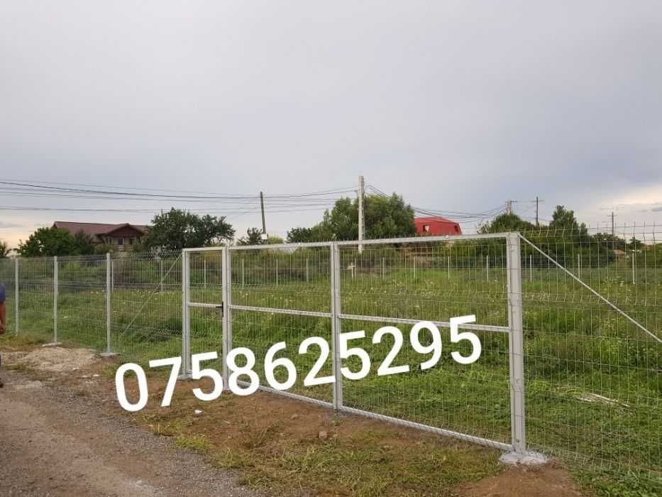 Garduri din panouri bordurate     zincate sau vopsite