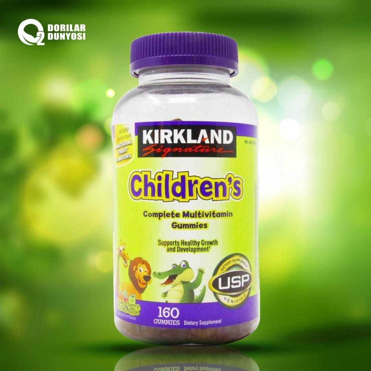 Kirkland Signature Детские мультивитаминные жевательные конфеты 160 шт