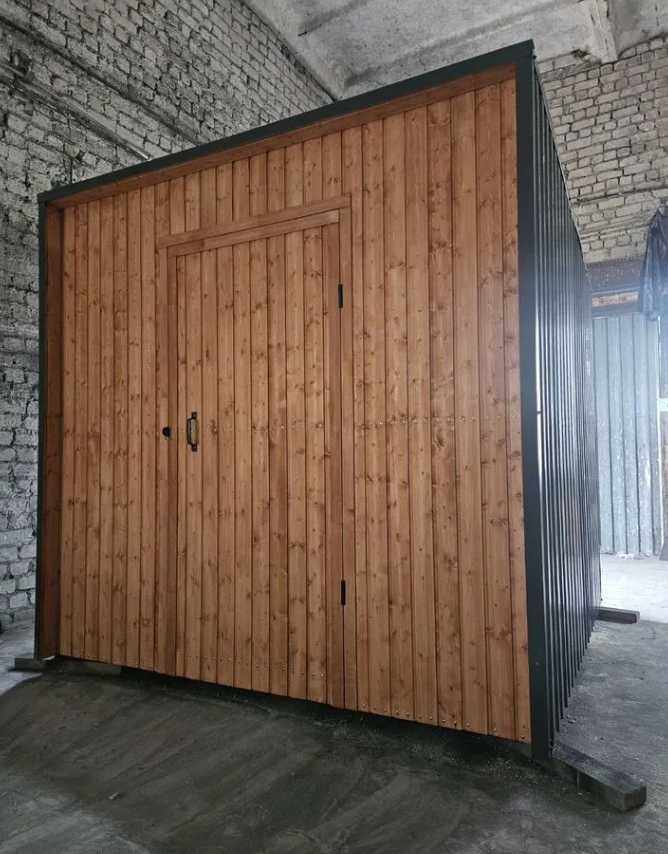 Хозблок на металлическом каркасе 2.4 х 2.4 метра