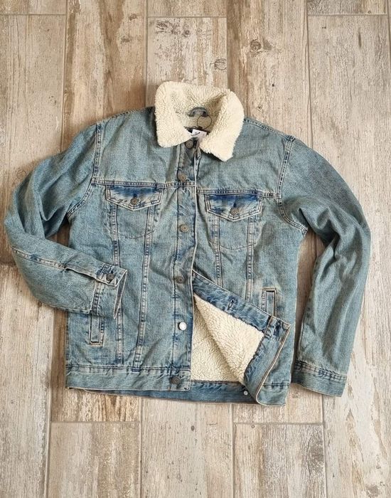 Geaca blugi imblanita ZARA