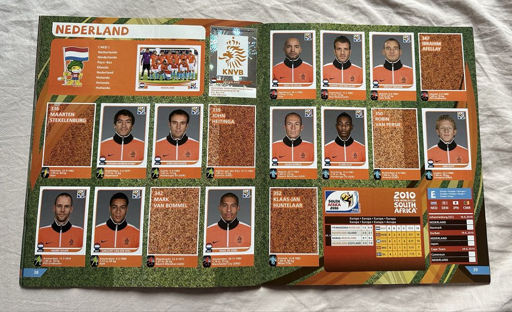 Панини албум 2010