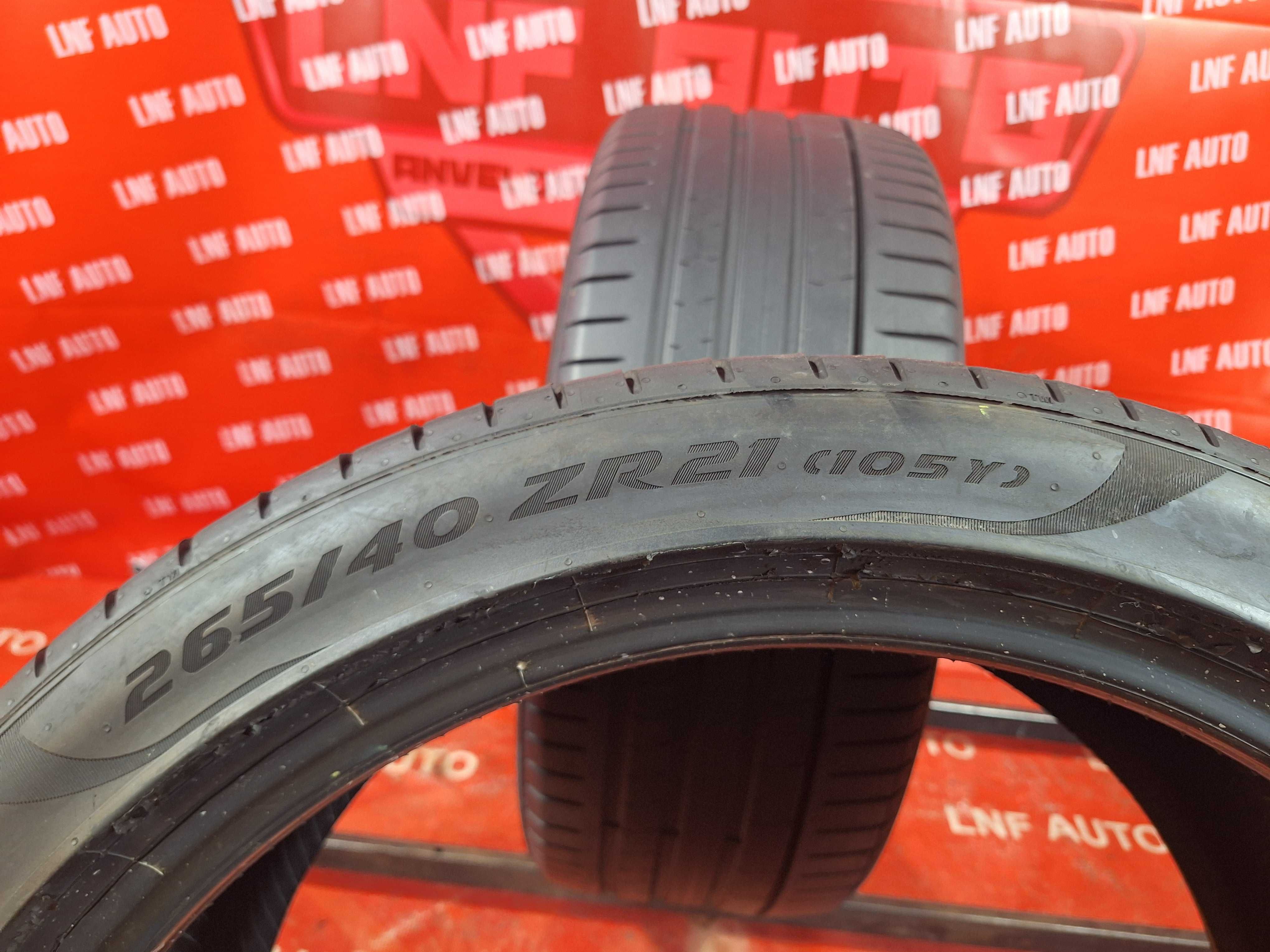Anvelope de VARA - 265/40/21 - PIRELLI - 5.6 MM - DOT 2018 !