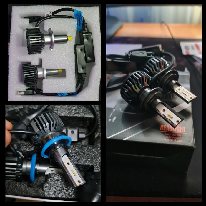 LED d3s,d2s,d1s,h1,h3,h7, h8,h9,h11, angel eye bmw 6000k sau 4500k