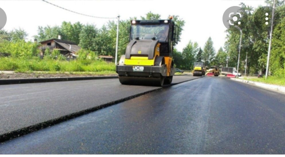 Асфальт недорого. Асфальтирование дороги