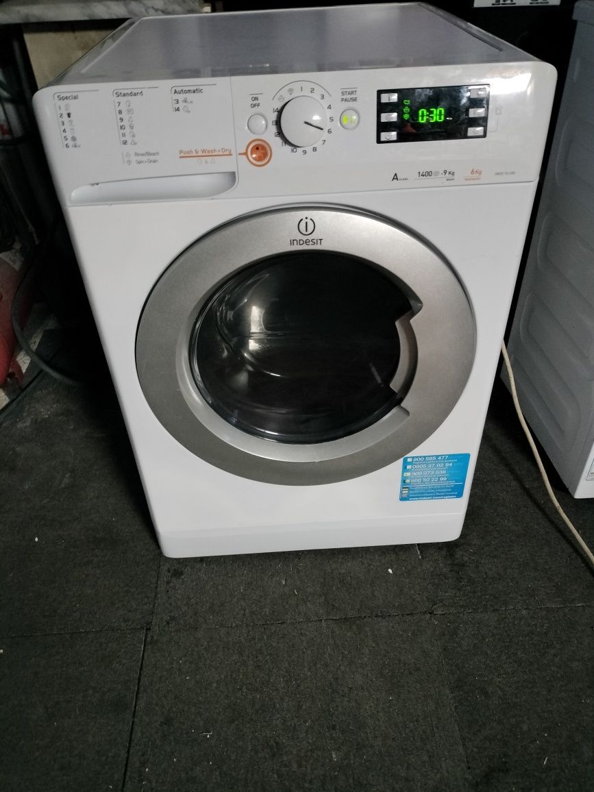 Mașină de spălat Indesit 9kg cu uscator