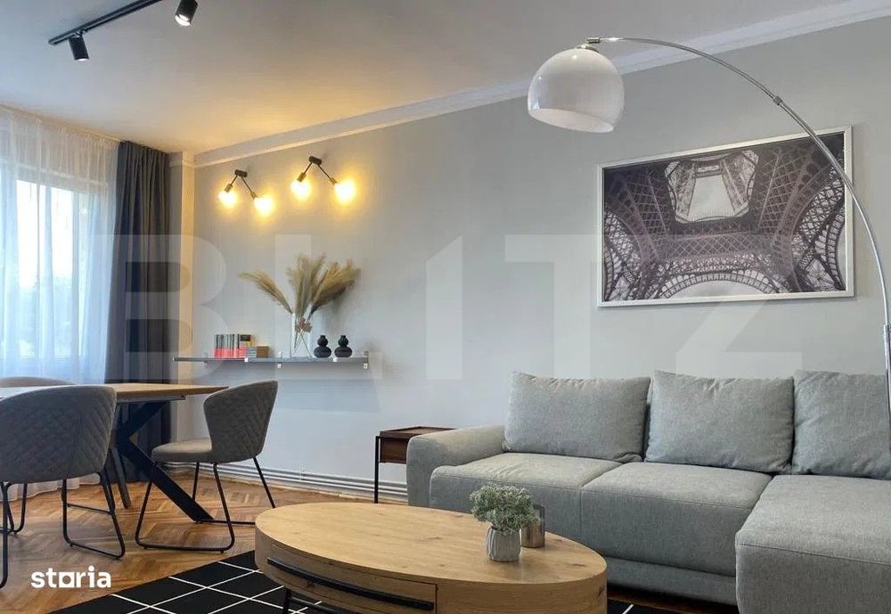 Apartament de inchiriat cu 2 camere 70 mp, zona semicentra