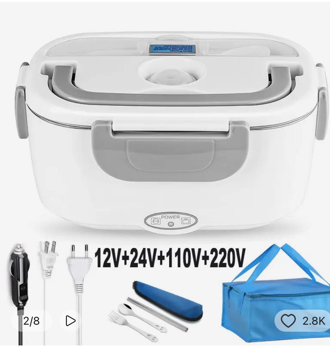 Kit Caserola electrica (lunchbox)