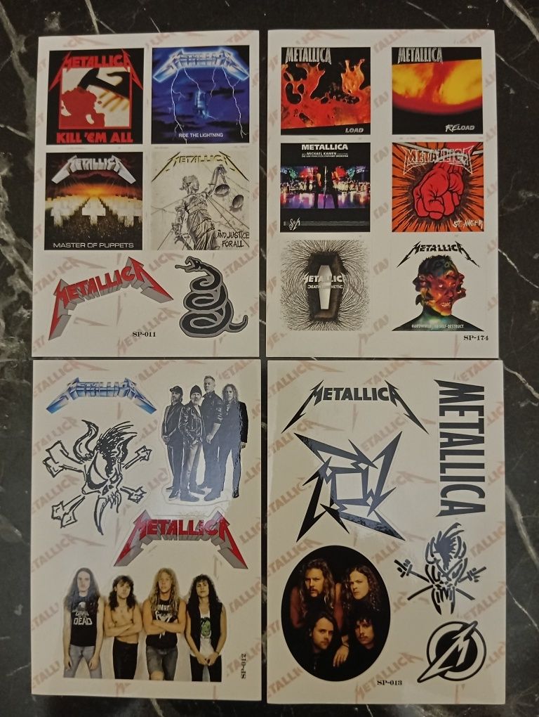 Нови стикери на метъл групи