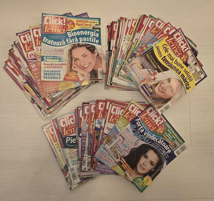 Reviste de colecție Cosmopolitan, Tabu, Tango, Forbes, Sănătate