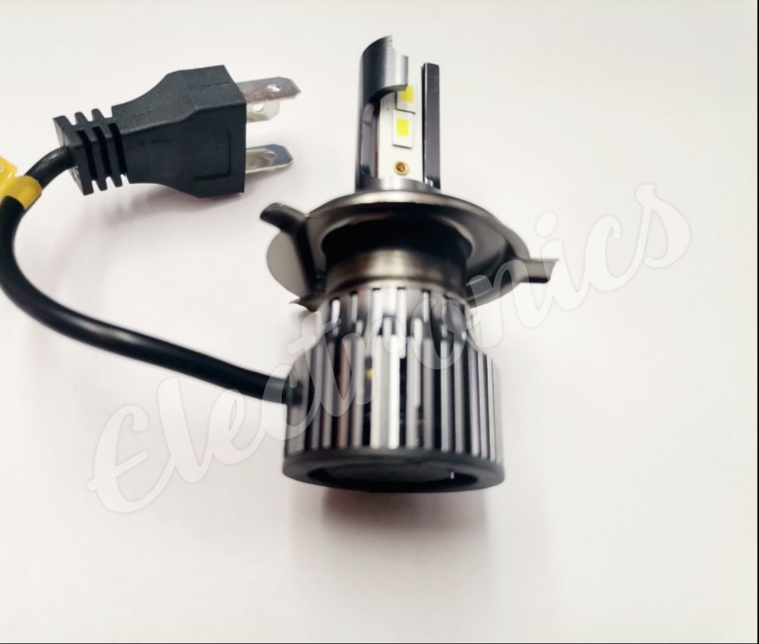 Комплект LED Крушки, H4 Х4, 12V 60W, 8000lm, Диодни, 2 Броя