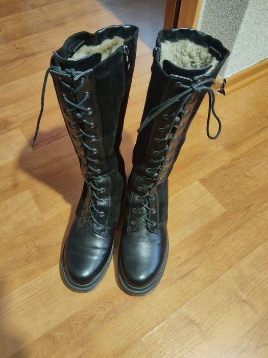 Зимние сапоги натуральный мех