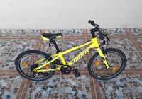 Bicicletă pentru copii Giant ARX 20’ MTB, 8 viteze, ALUMINIU – galben