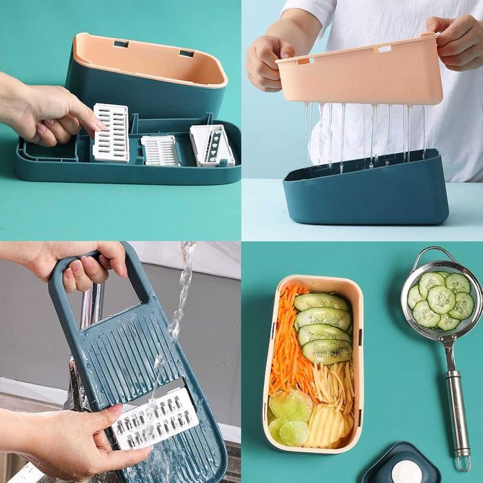 Razatoare multifunctionala cu 5 cutite interschimbabile din inox