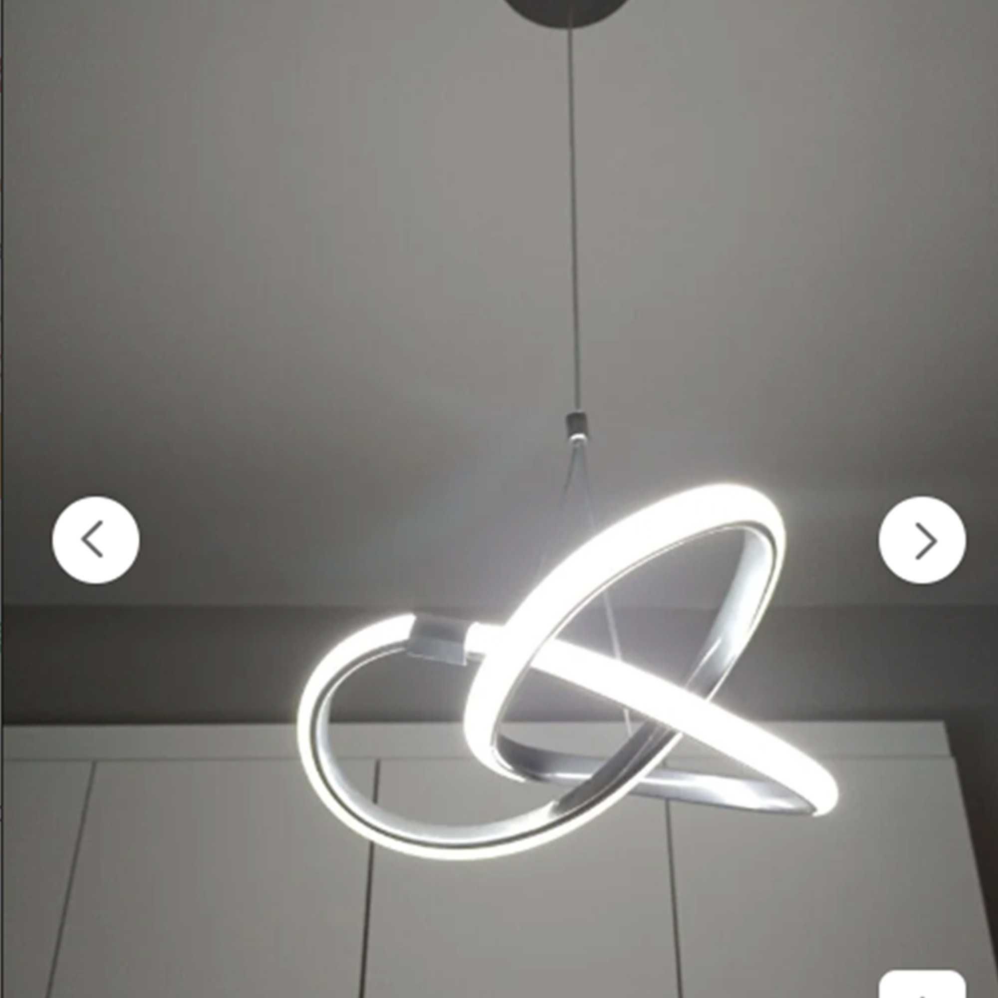 Висяща лампа с бяла LED светлина
