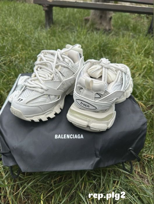 Balenciaga track white