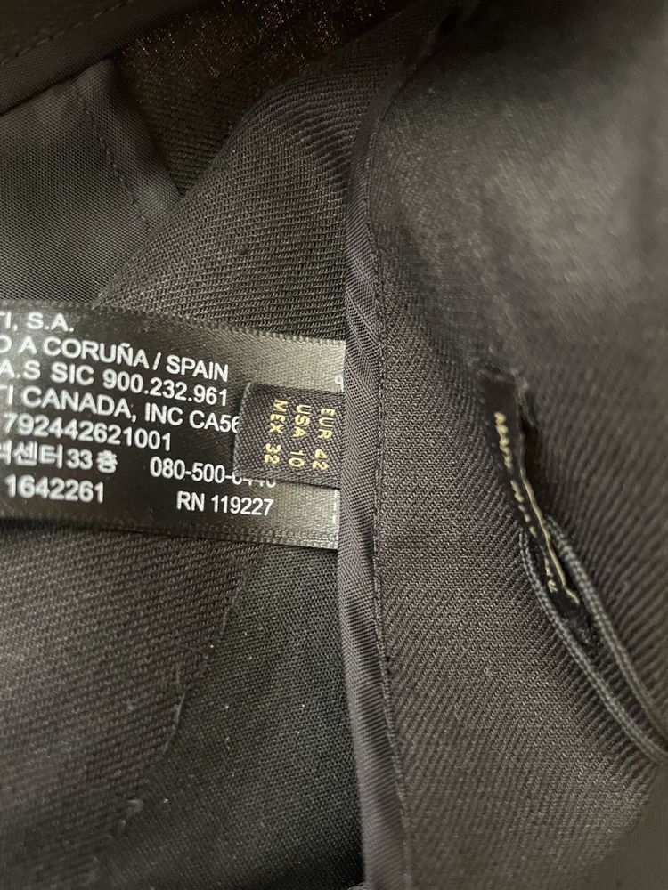 Новые летние Брюки Massimo Dutti, черные