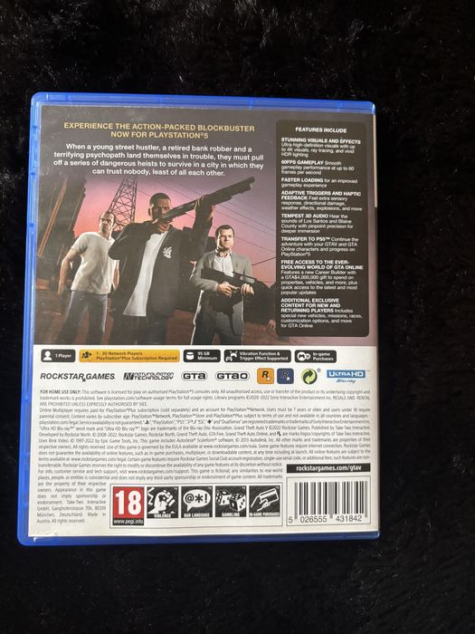 FC24, GTAV и зарядна станция за PS5