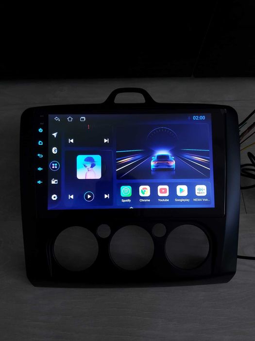 Navigatie Android Ford Focus 2005-2011 Waze YouTube GPS Casetofon
