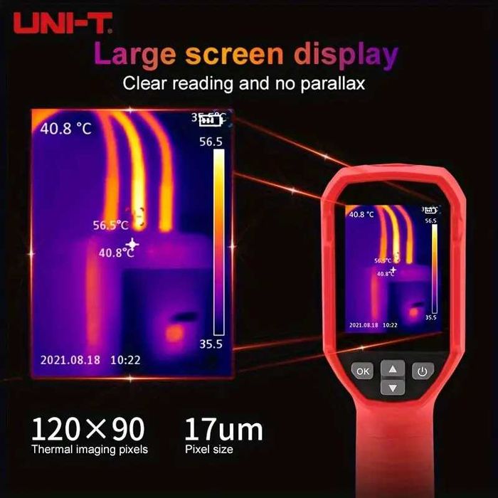 Camera cu termoviziune UNI-T UTi120S, detectare si inspectie scurgeri