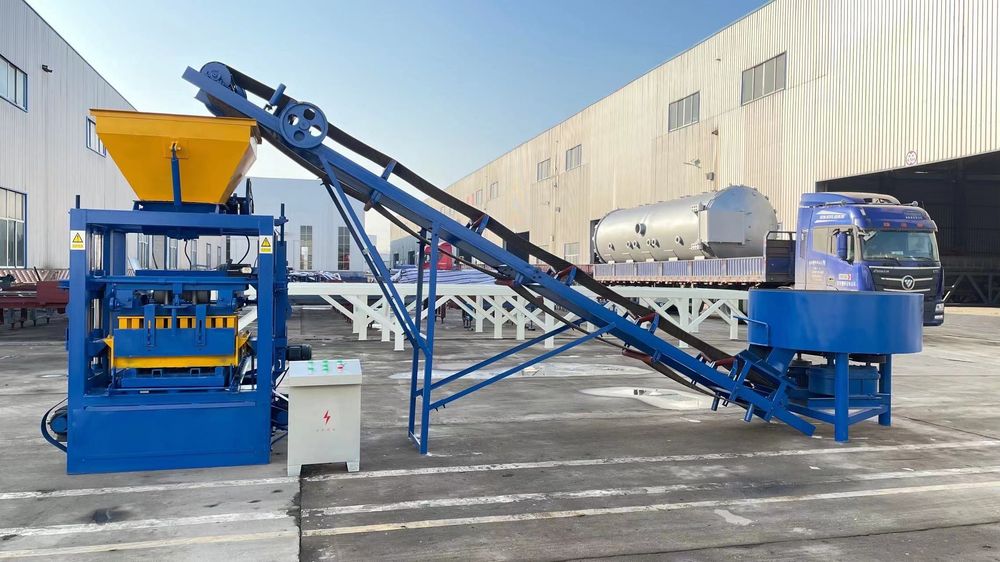 Линия производству сплитерного и брусчатки