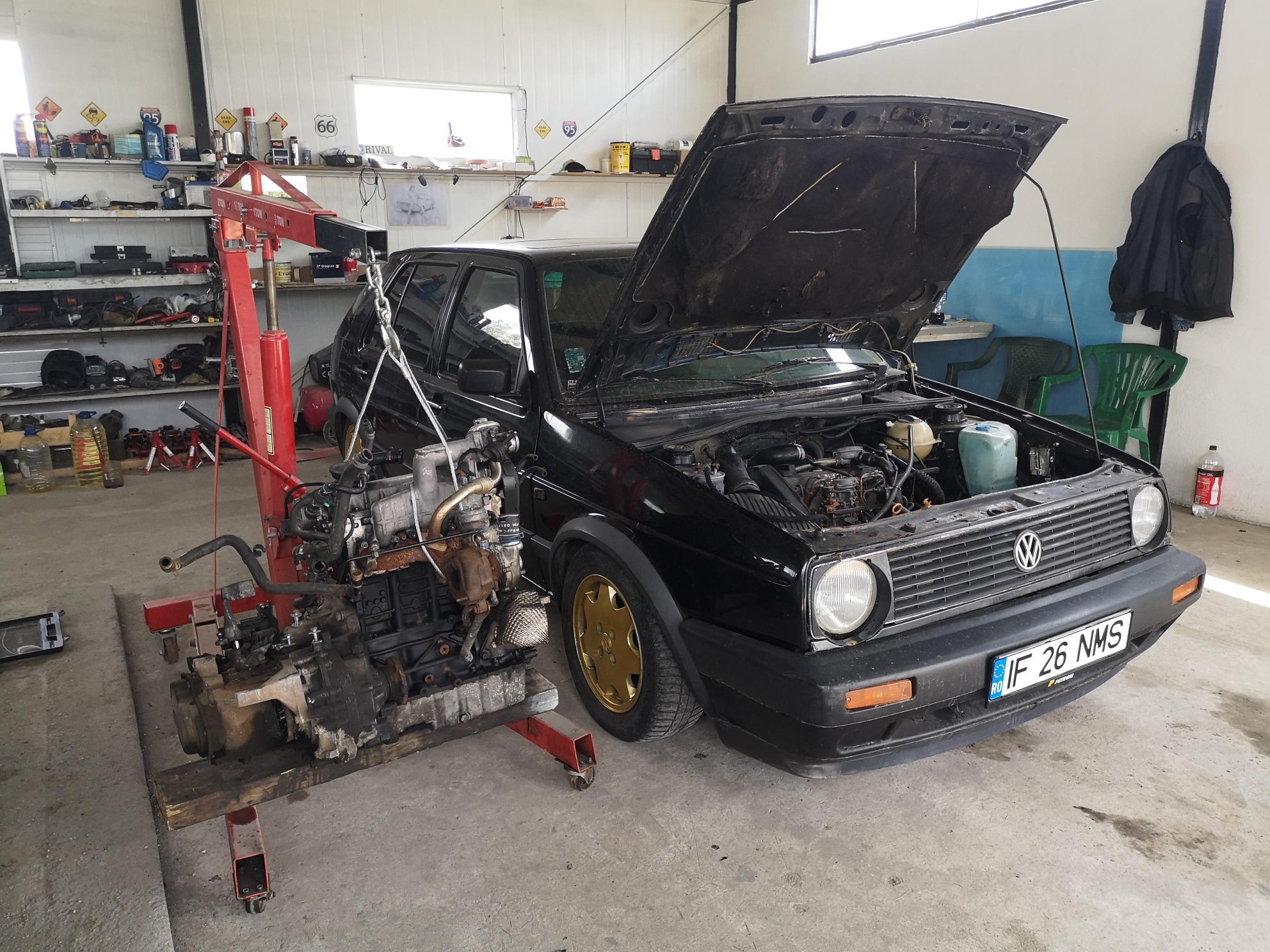 Golf MK2 GTD swap mTDI + GTD donator complet pentru Retromobil
