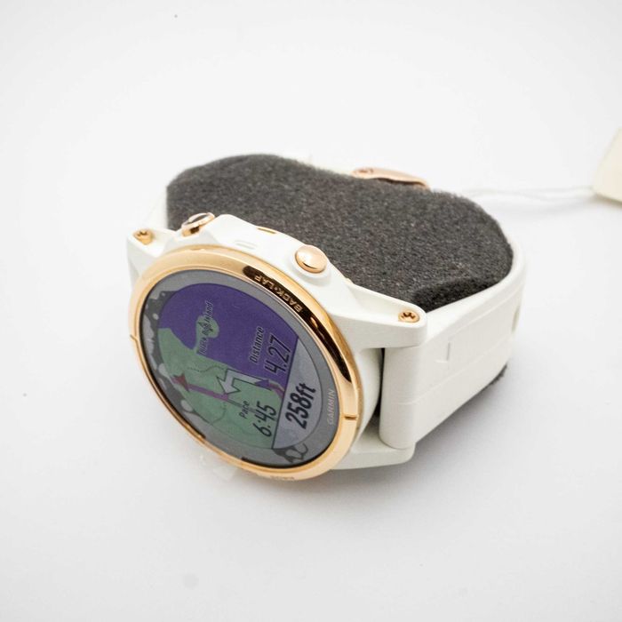 Garmin Fenix 5s Plus Rose Goldtone with Carrara White Band