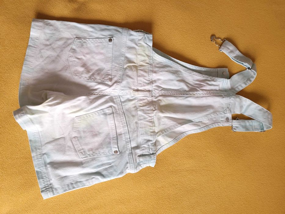 Set doua salopete de blugi pentru fetite de 5 - 8 ani