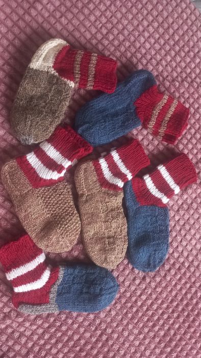 Шерстяные носки чистая шерсть