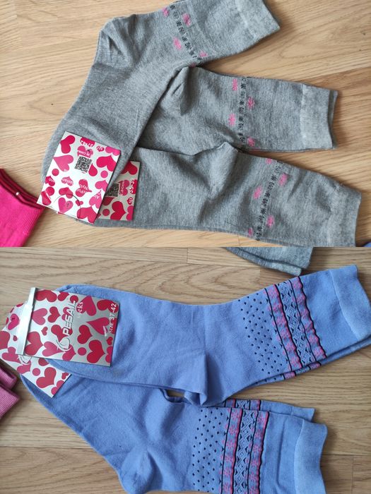 Различни видове дамски чорапи