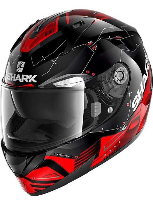 Мото Каска за мотор SHARK RIDILL 1.2 MECCA XS,S,M,L,XL вградени очила!