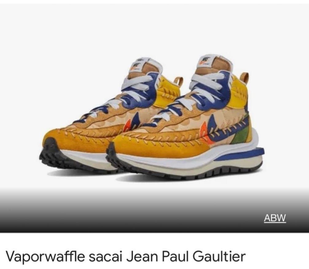 Vaporwaffle sacai Jean Paul Gaultier