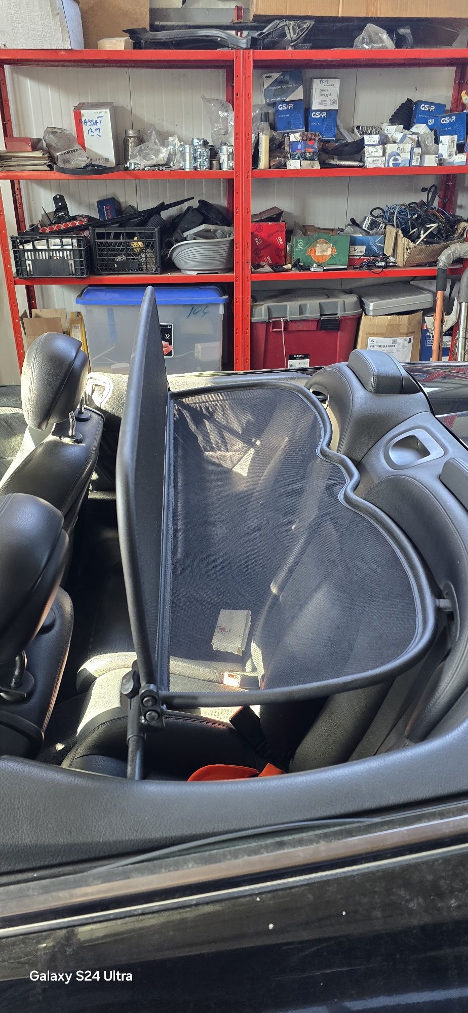Deflector, paravant aer mercedes clk cabrio