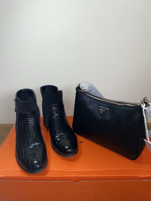 Комплект чанта Guess и зимни боти