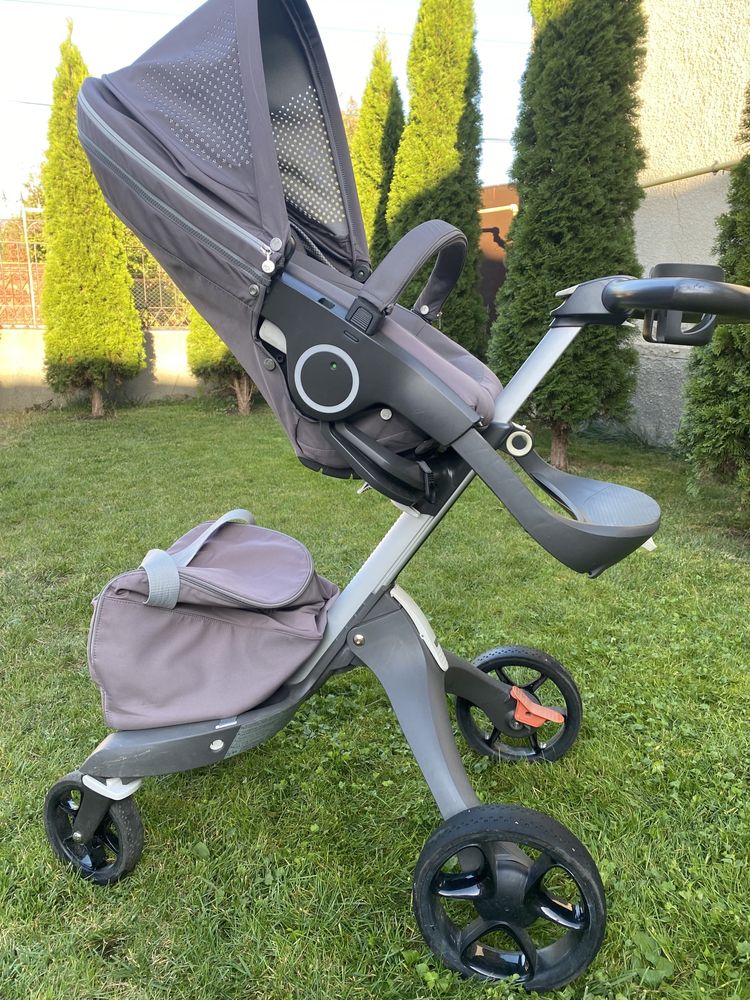 Cărucior stokke V5 si scoica stokke